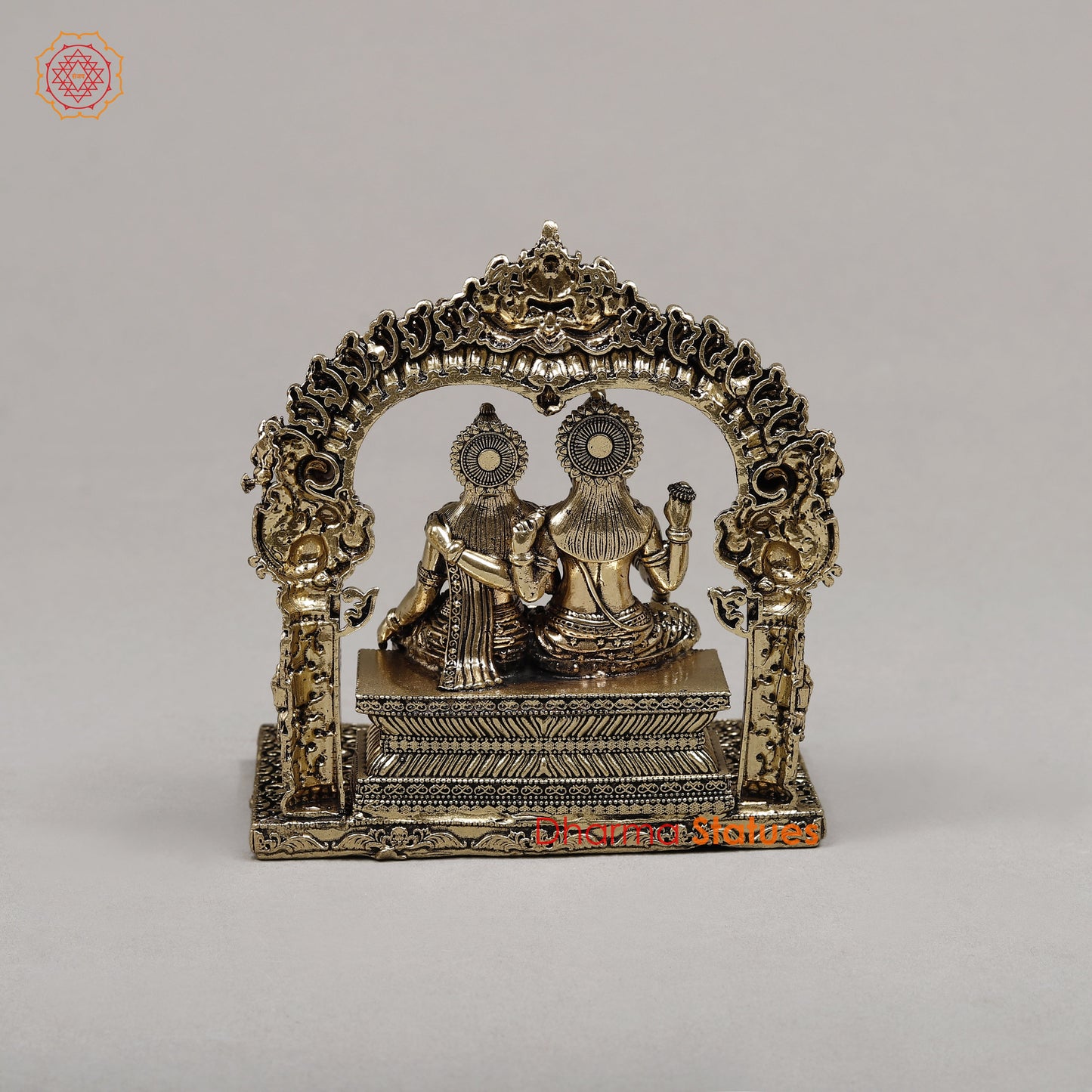 Brass Ram & Sita, 5"