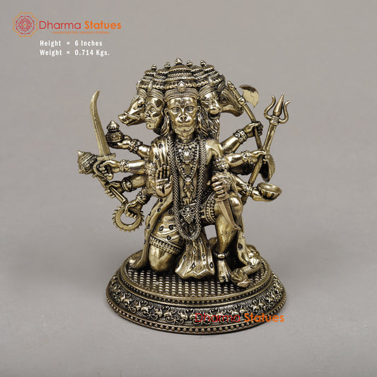 Brass Hanuman, 6"