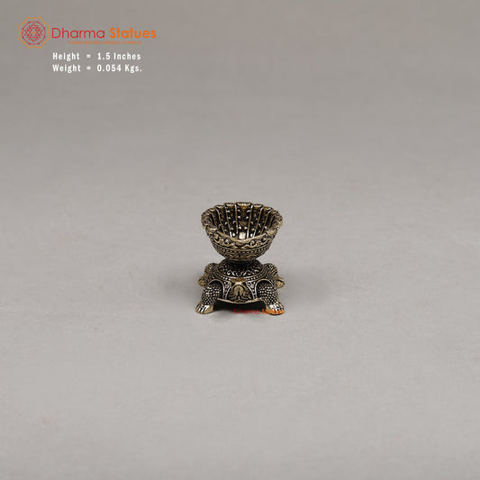 Brass Tortoise Oil Lamp (Diya ), 1.5"