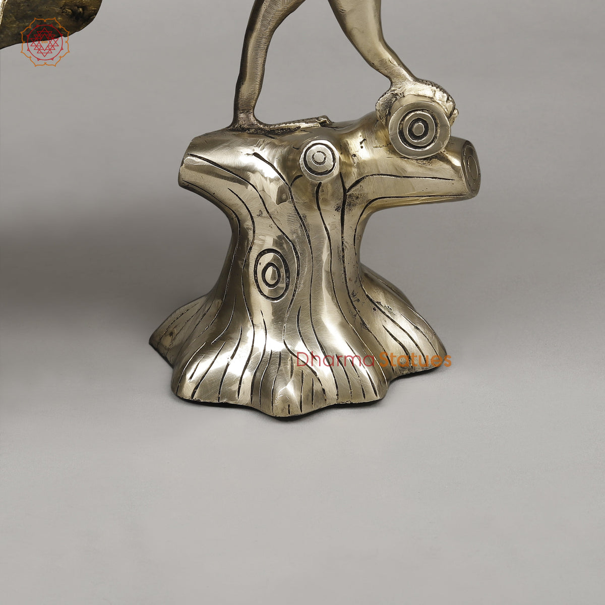 Brass Peacock, Fine Golden Finish, 25" (Single)