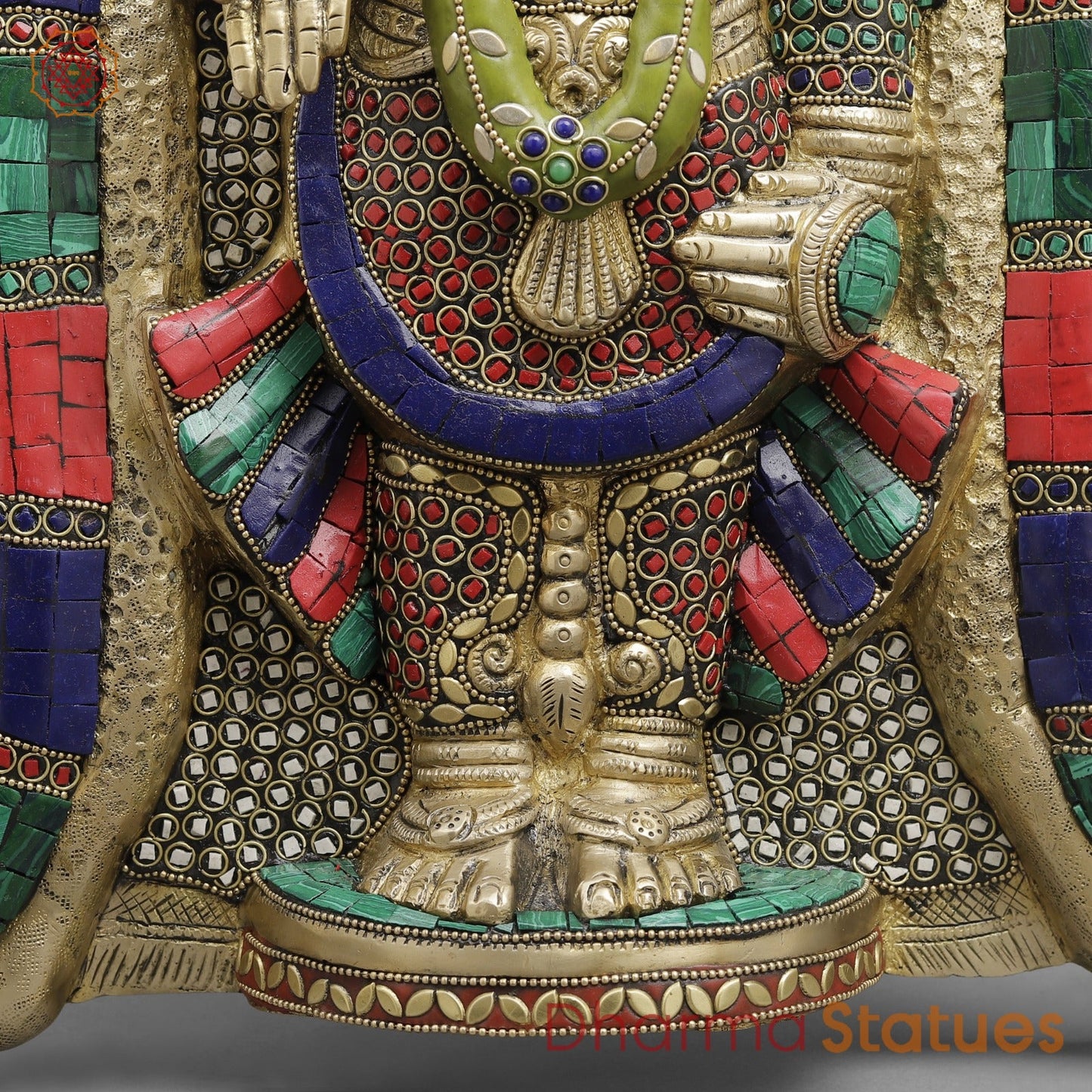 Brass Tirupati Balaji Wall Hanging 19.5”