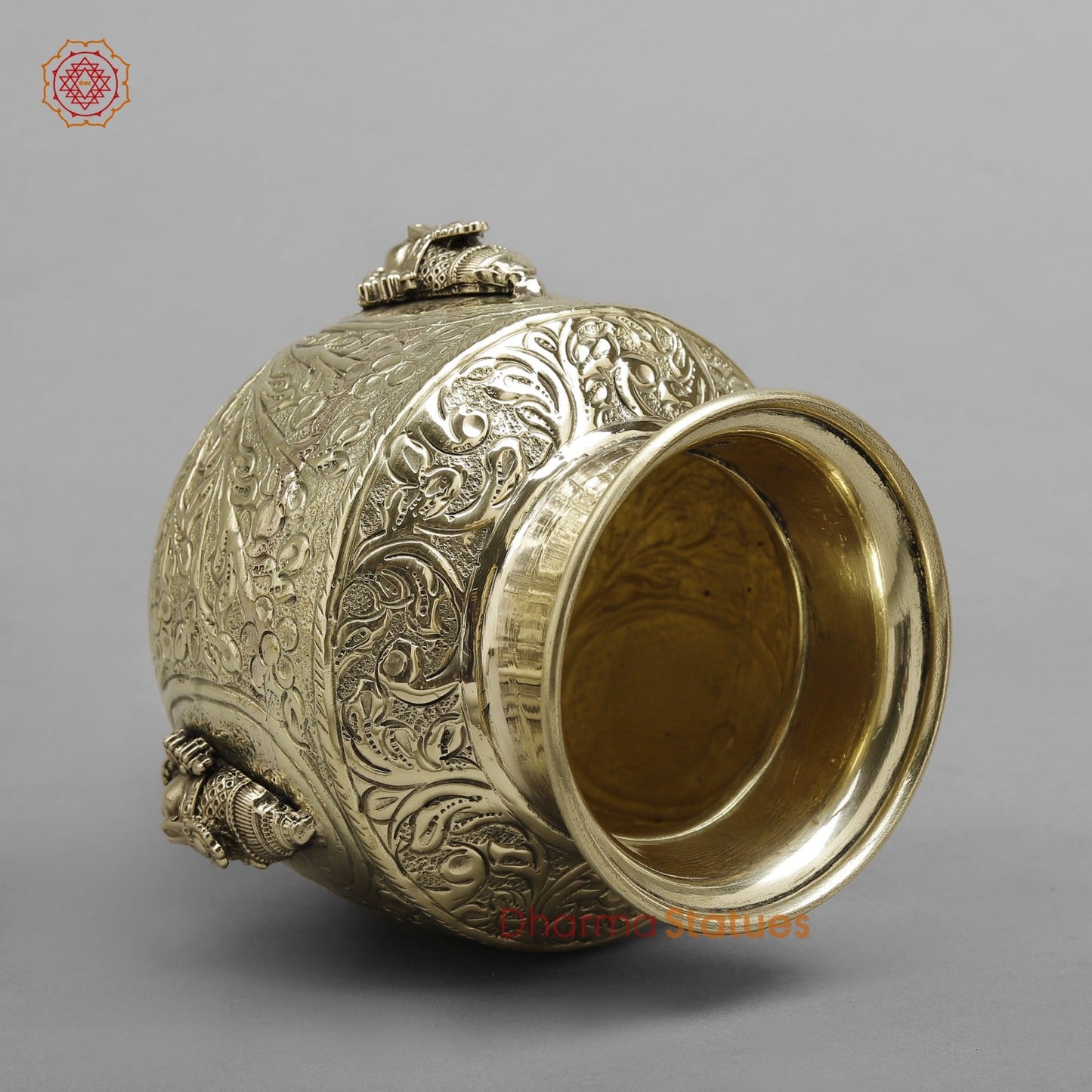 Brass Tirupati Balaji Kalash Fine finish 5”