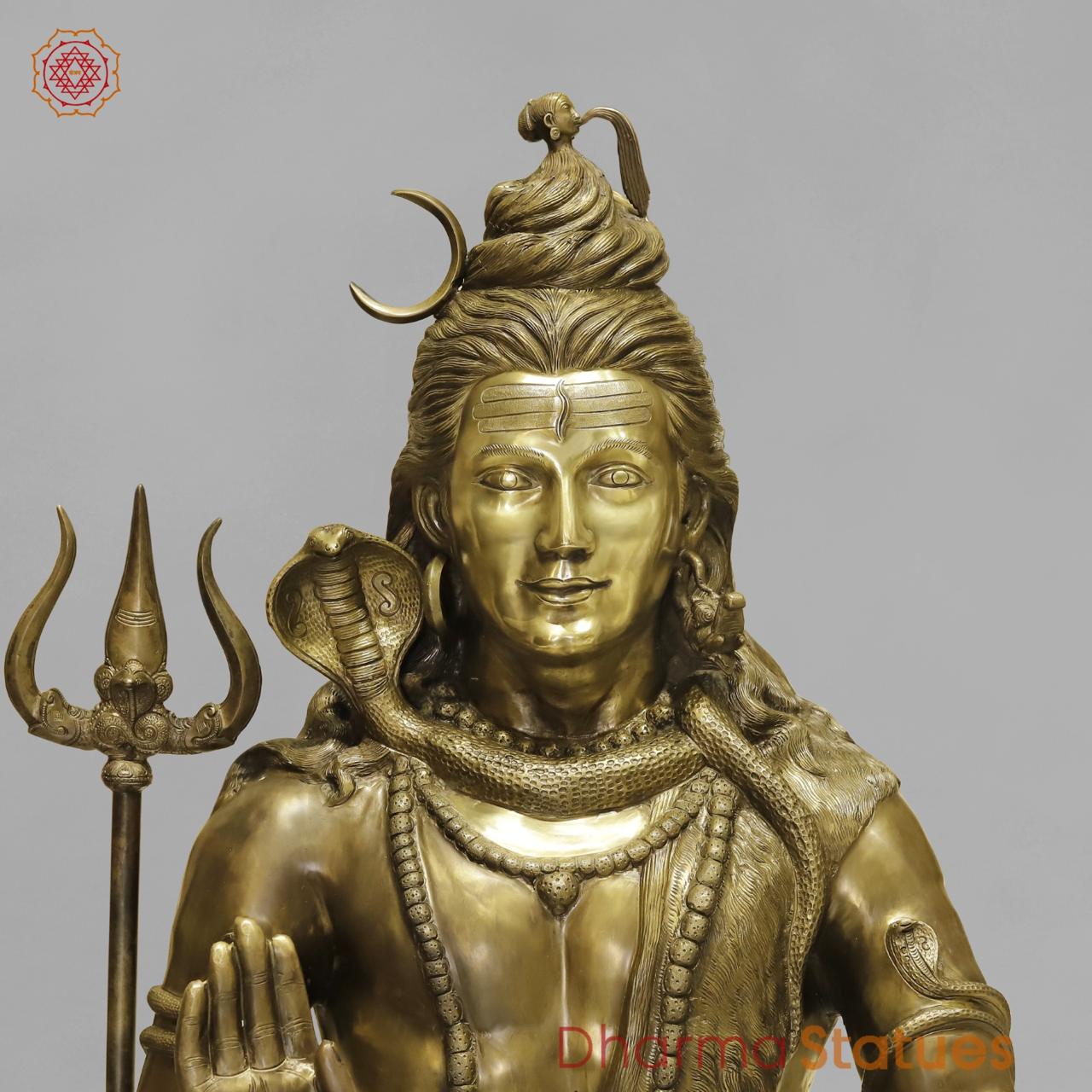 Bronze Shiva Seated Fine 40”