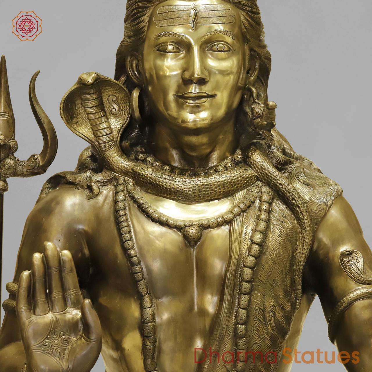 Bronze Shiva Seated Fine 40”