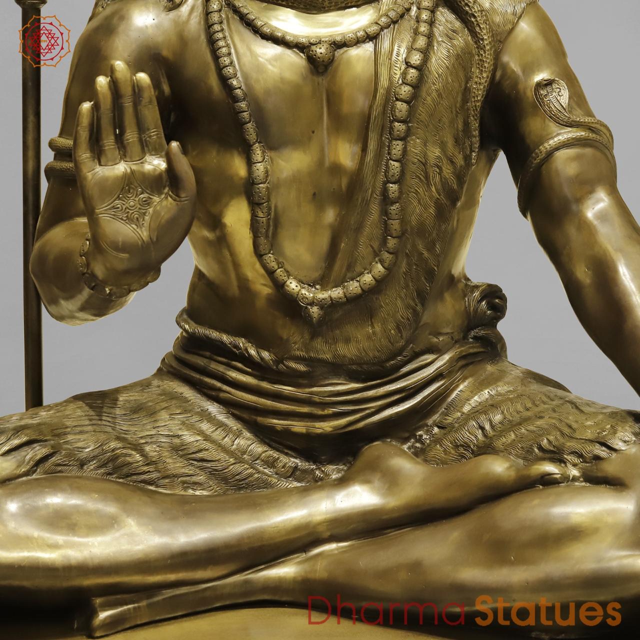 Bronze Shiva Seated Fine 40”