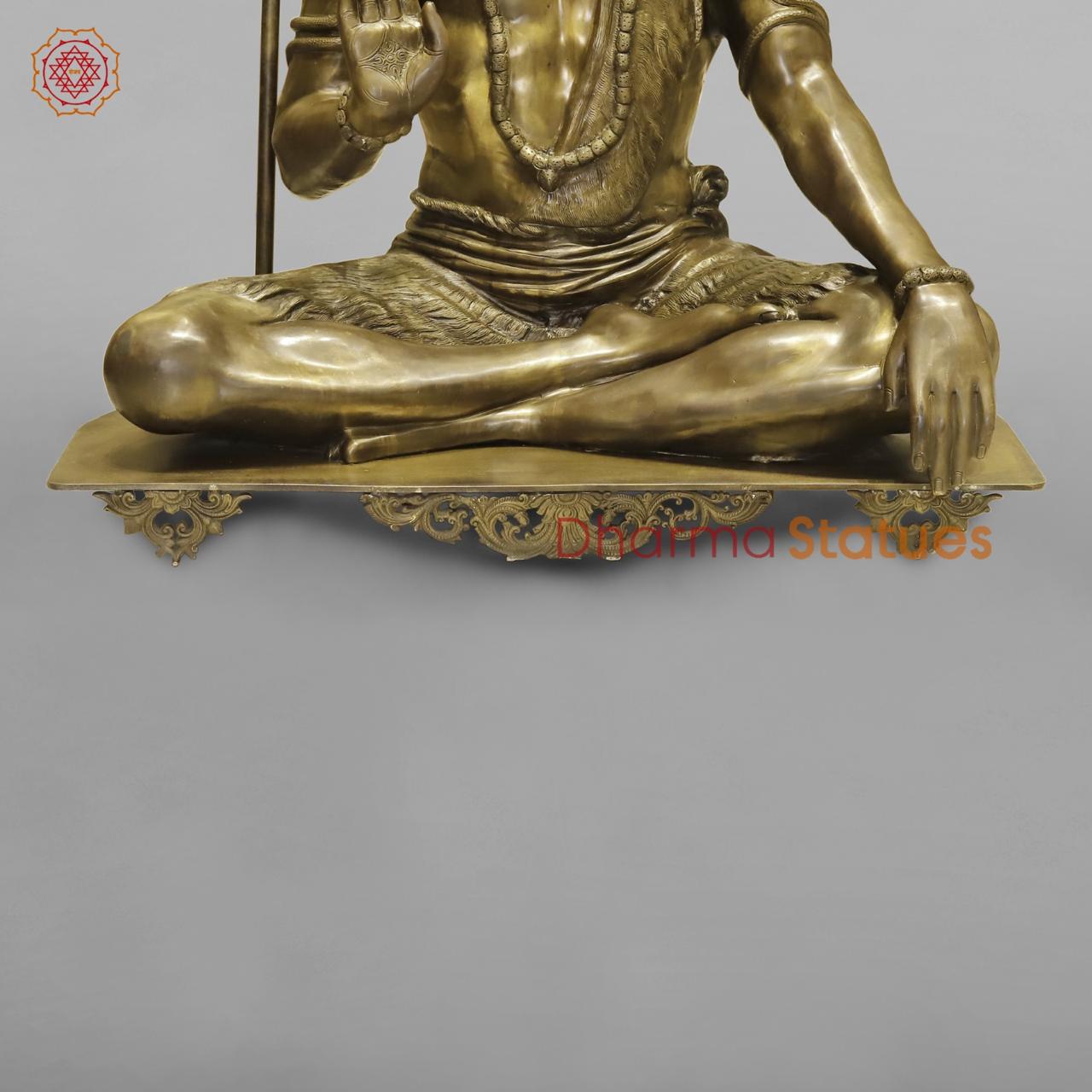 Bronze Shiva Seated Fine 40”