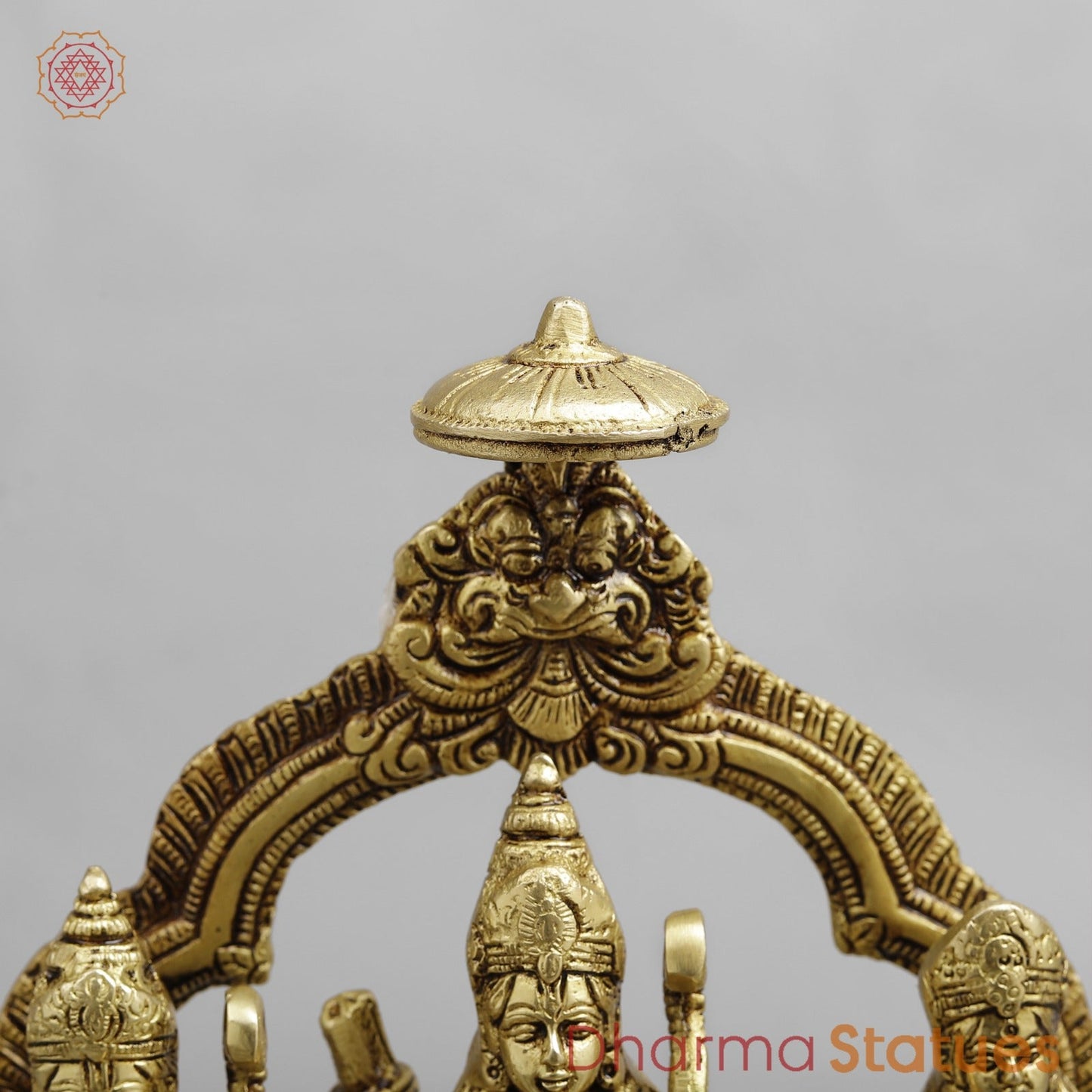 Brass Ram Darbar, Golden Finish 13”