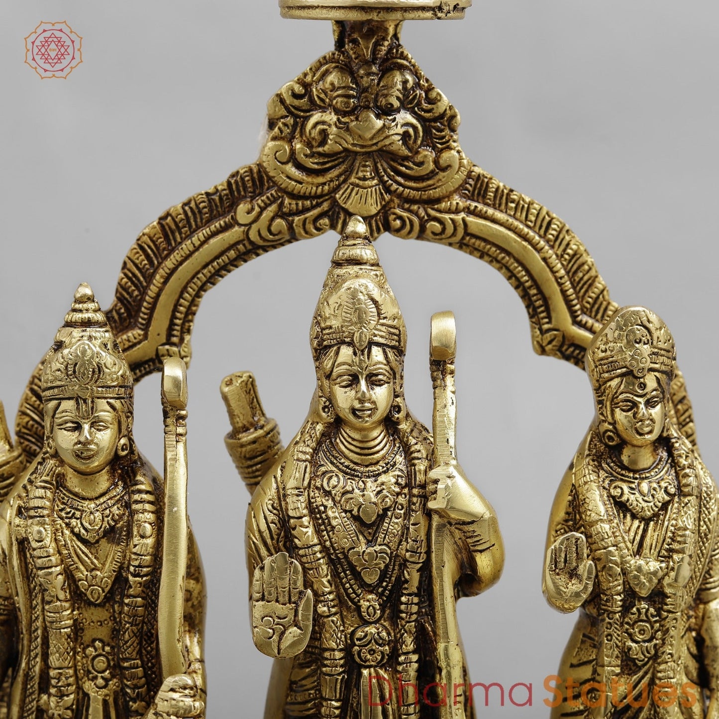 Brass Ram Darbar, Golden Finish 13”