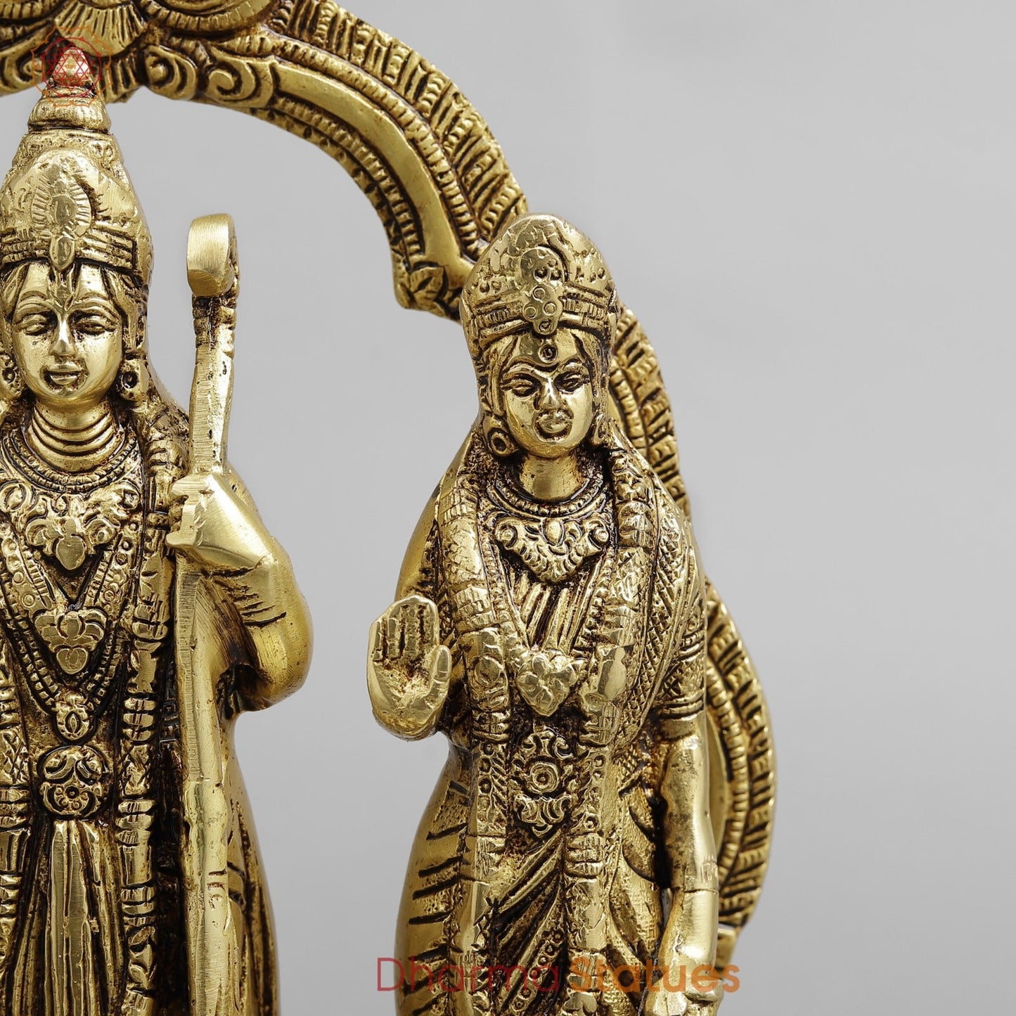 Brass Ram Darbar, Golden Finish 13”