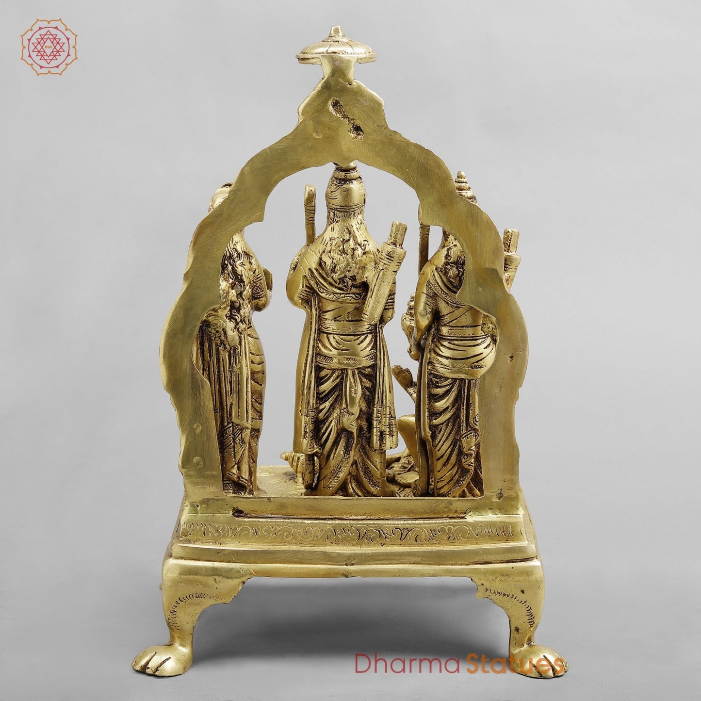 Brass Ram Darbar, Golden Finish 13”