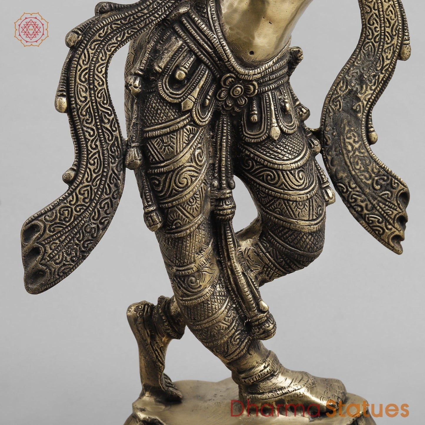 Brass Meenakshi Standing, Smooth Finish 23”