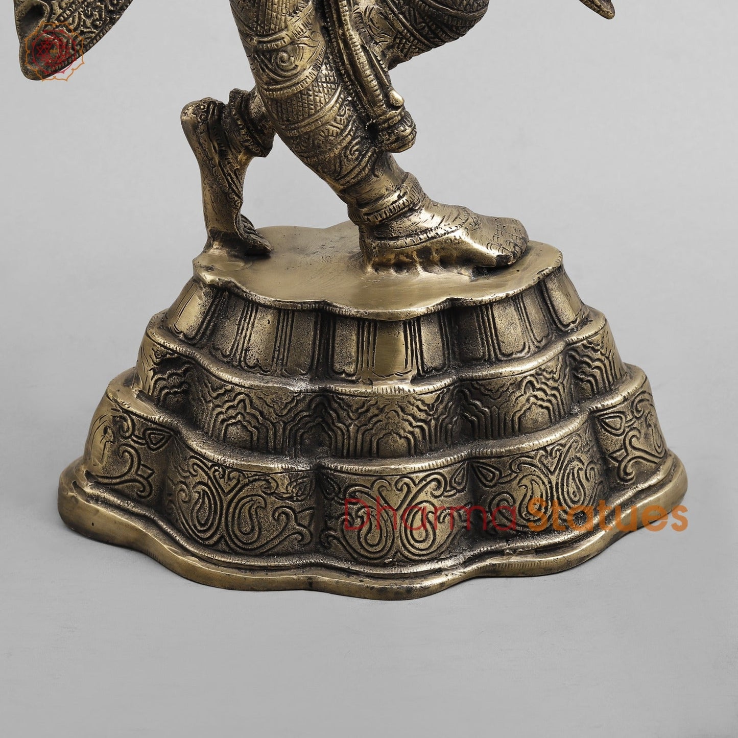 Brass Meenakshi Standing, Smooth Finish 23”