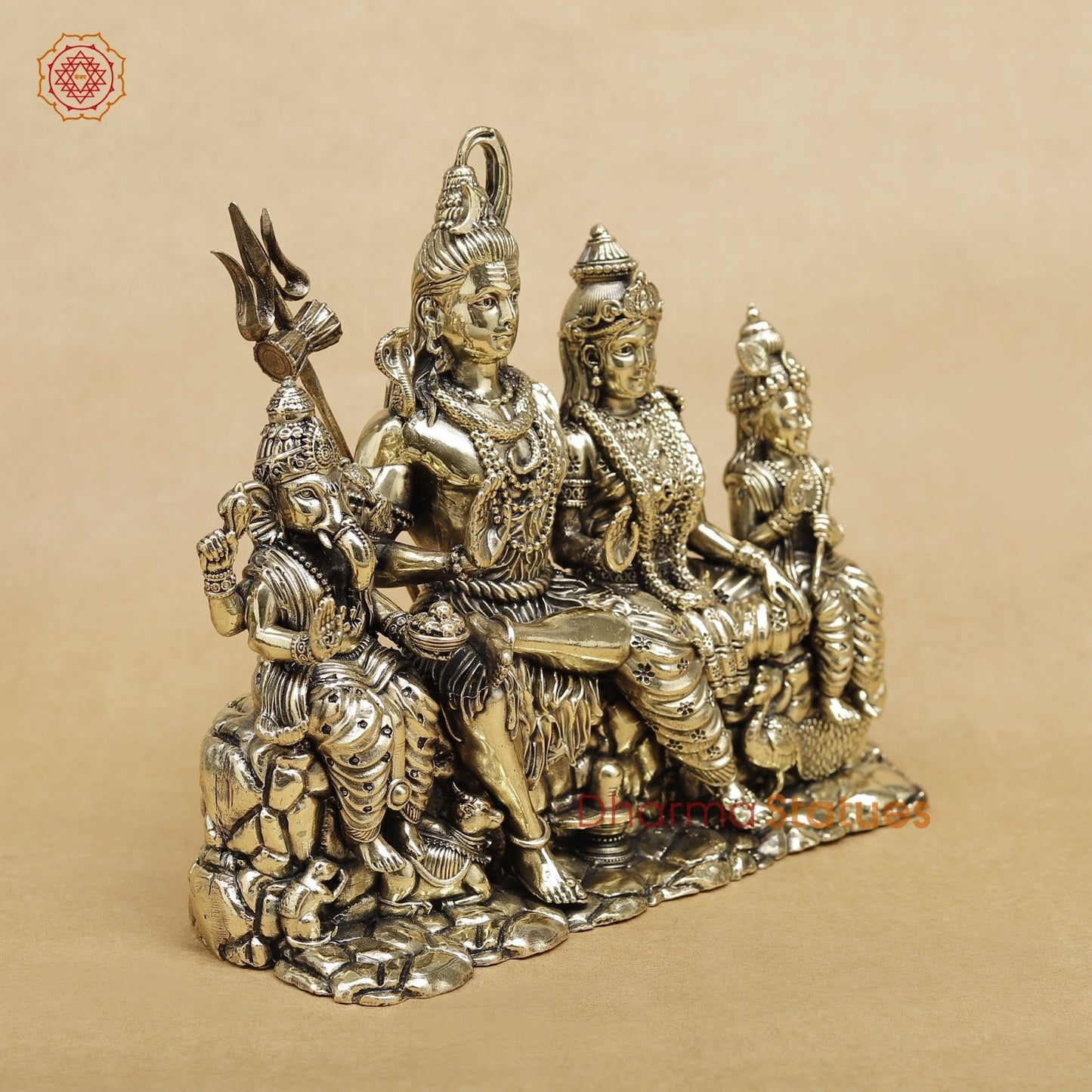 Brass Shiva Family Fine 7”