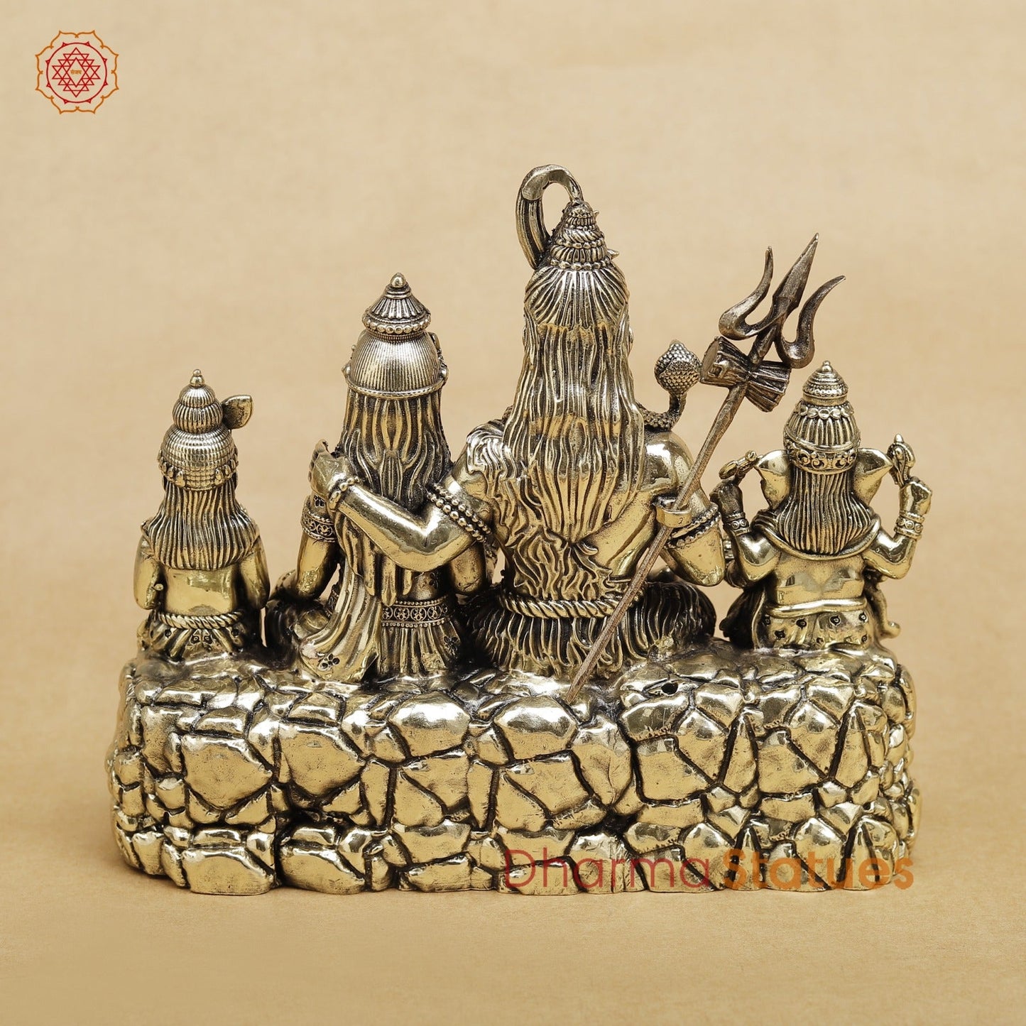 Brass Shiva Family Fine 7”
