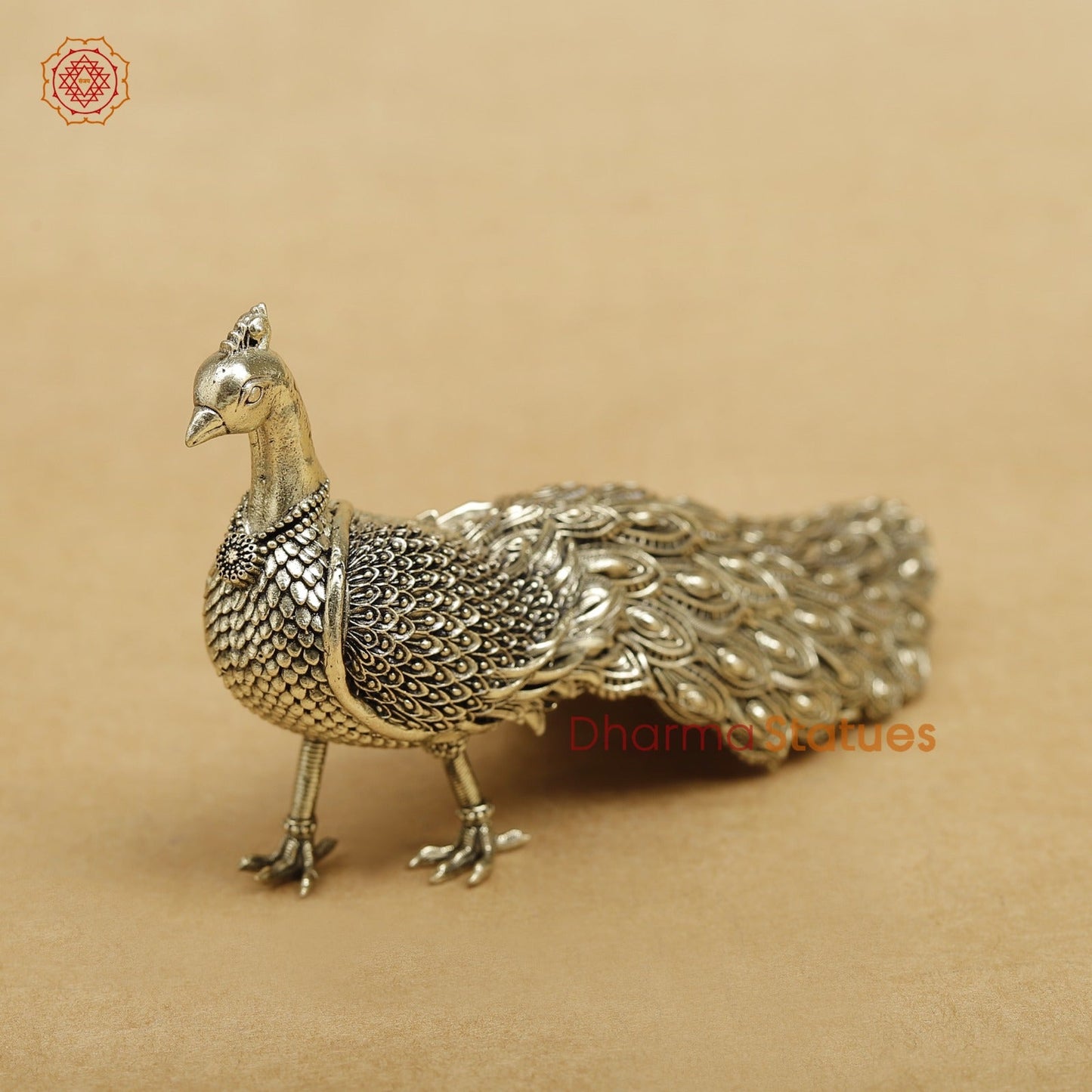 Brass Peacock fine 6”