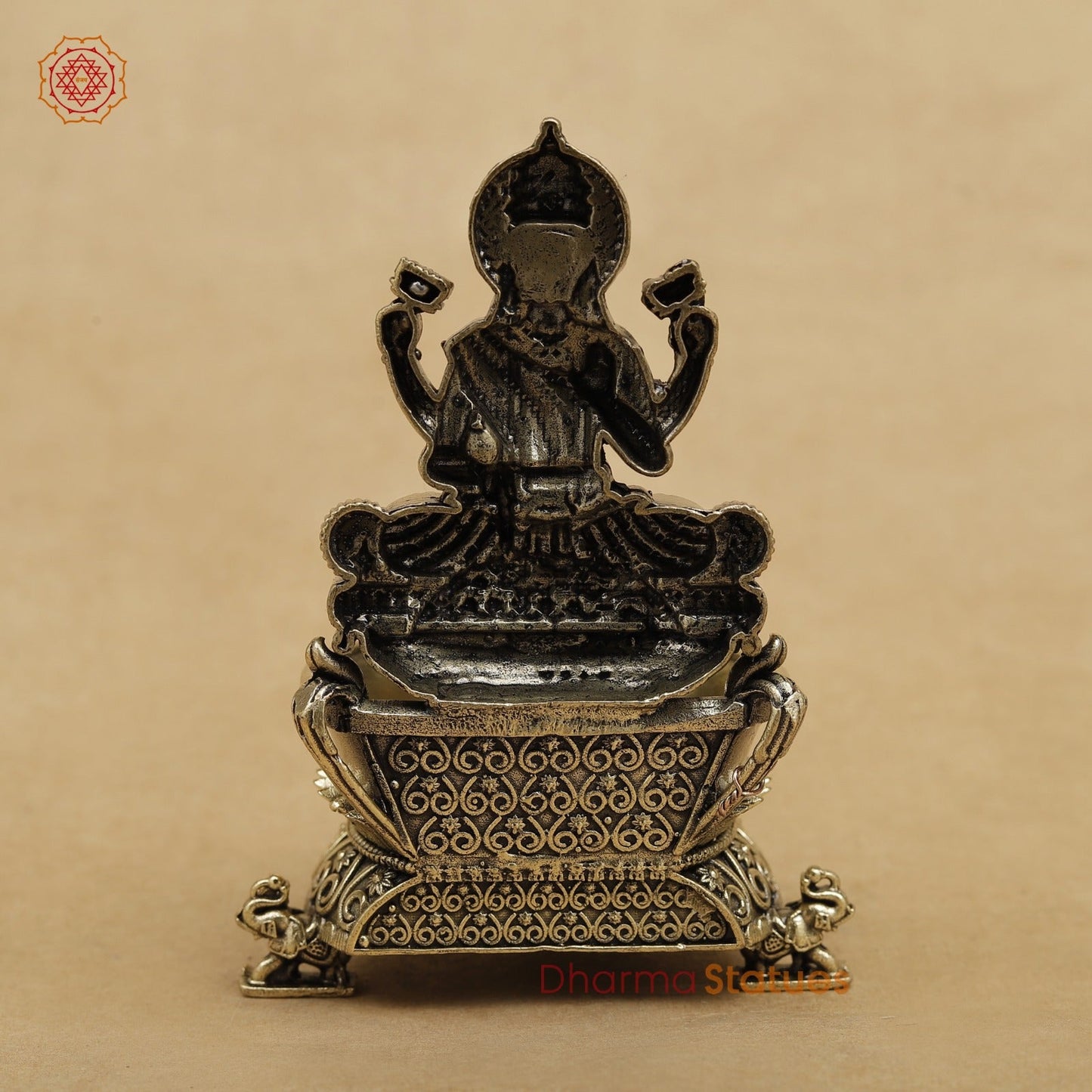 Brass Lakshmi Diya fine 4.5”