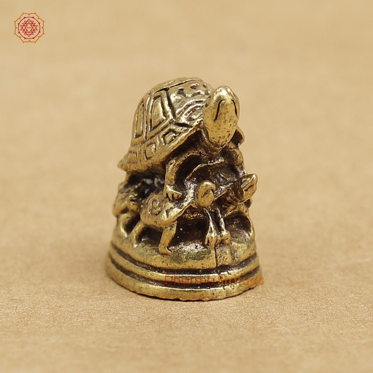 Brass Tortoise 1"