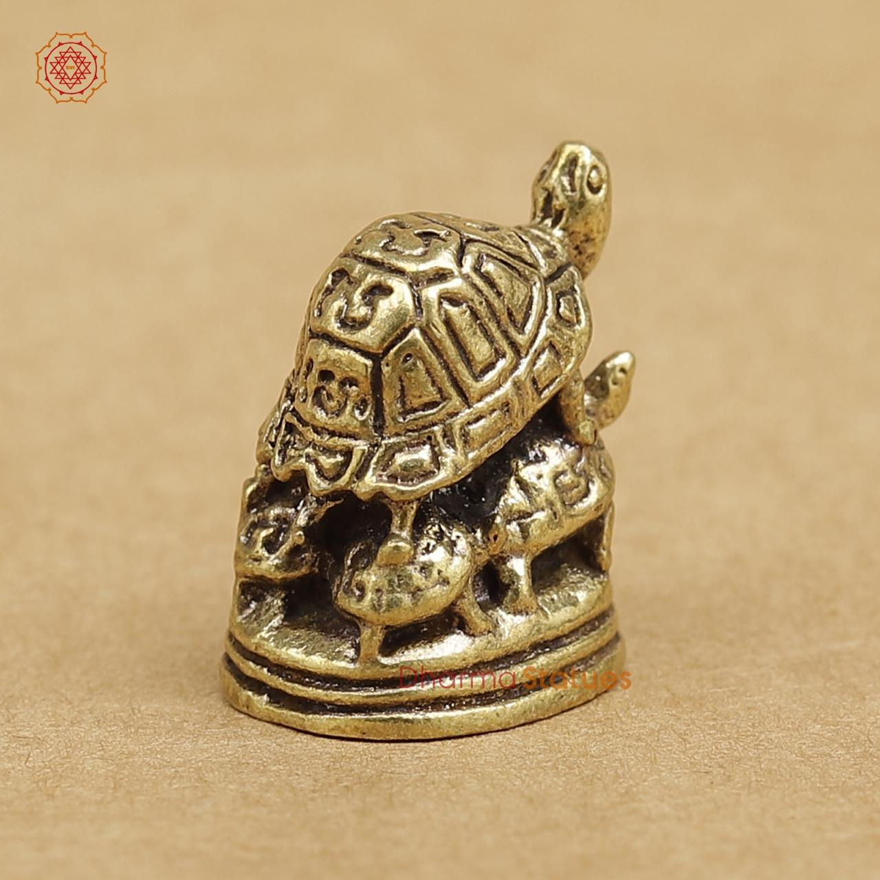 Brass Tortoise 1"