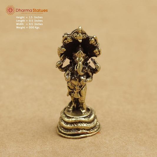 Brass Ganesh 1.5"