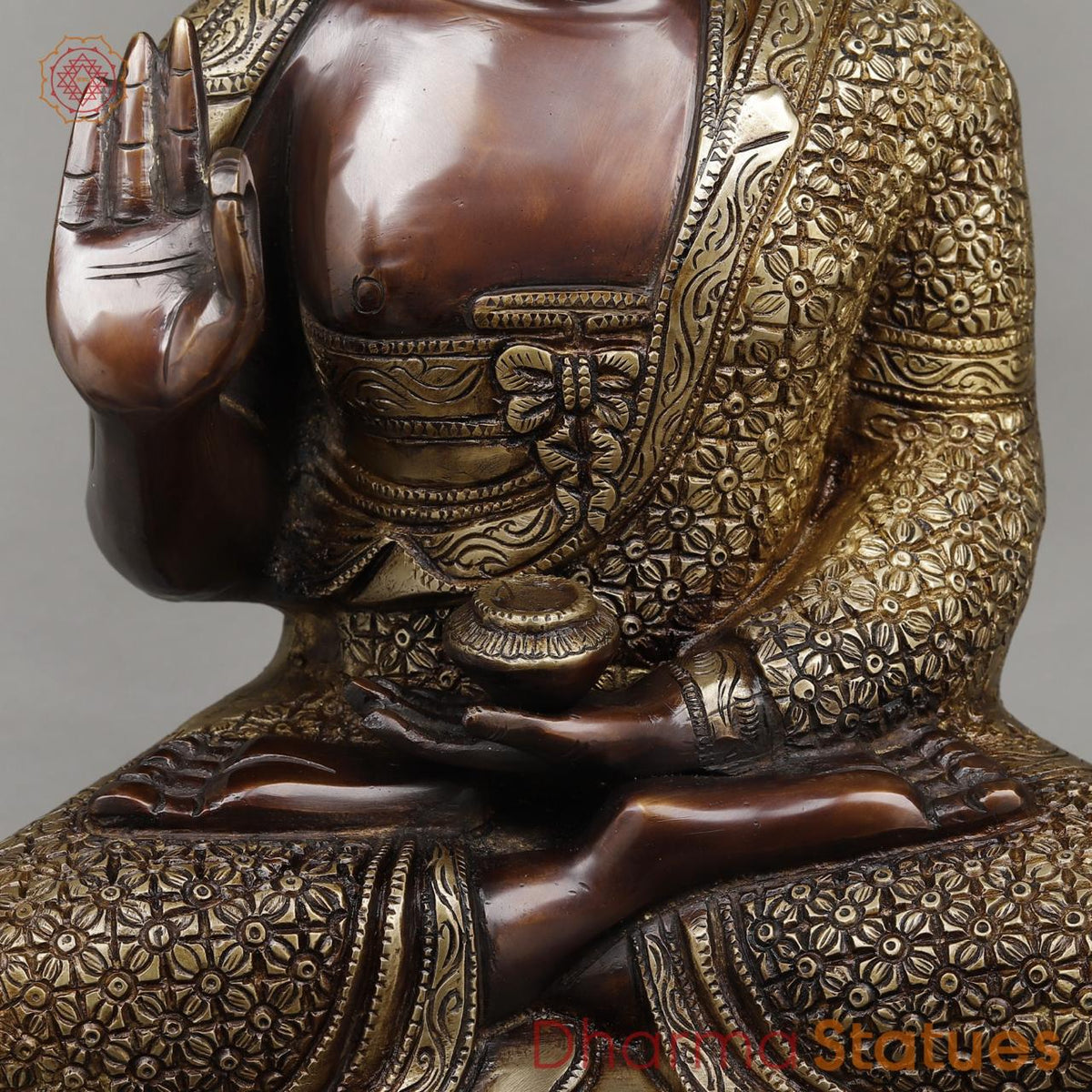Brass Tree Buddha Fine, Copper and Smooth finish 26.5”