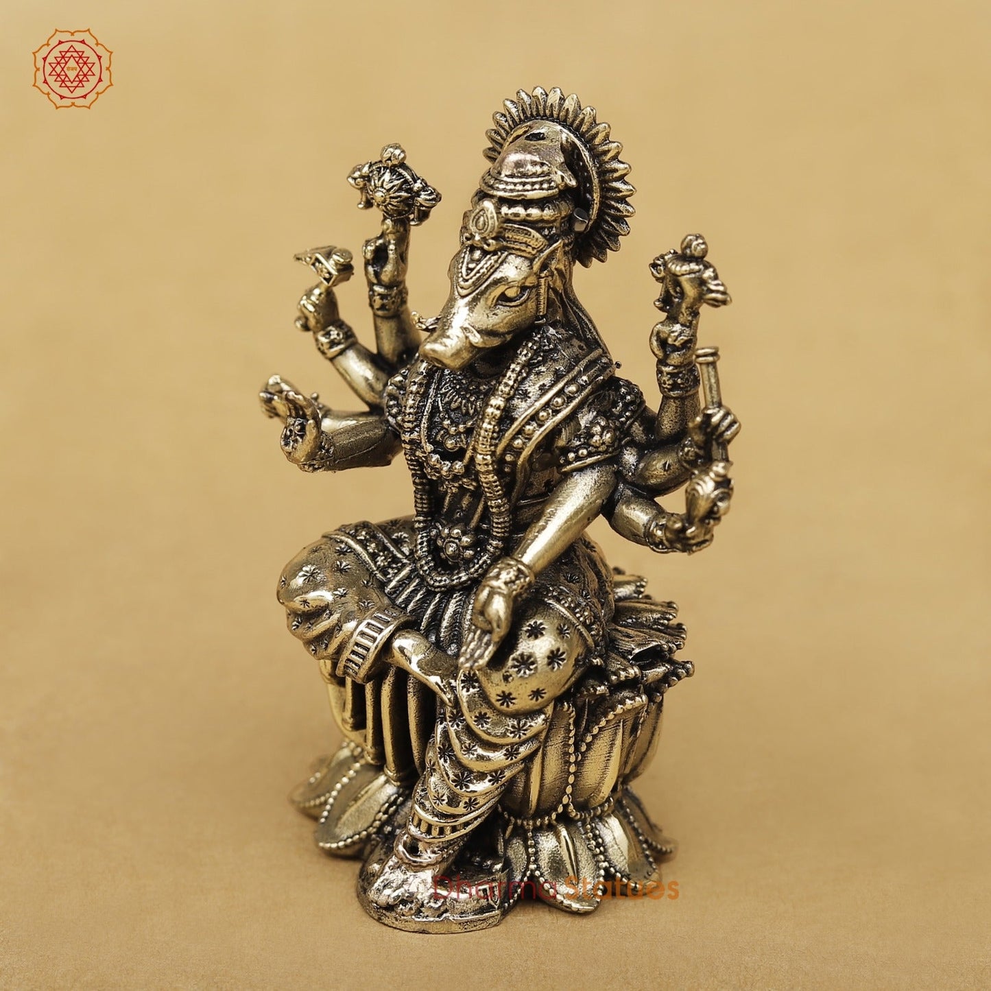 Brass Varahi Seated 3”