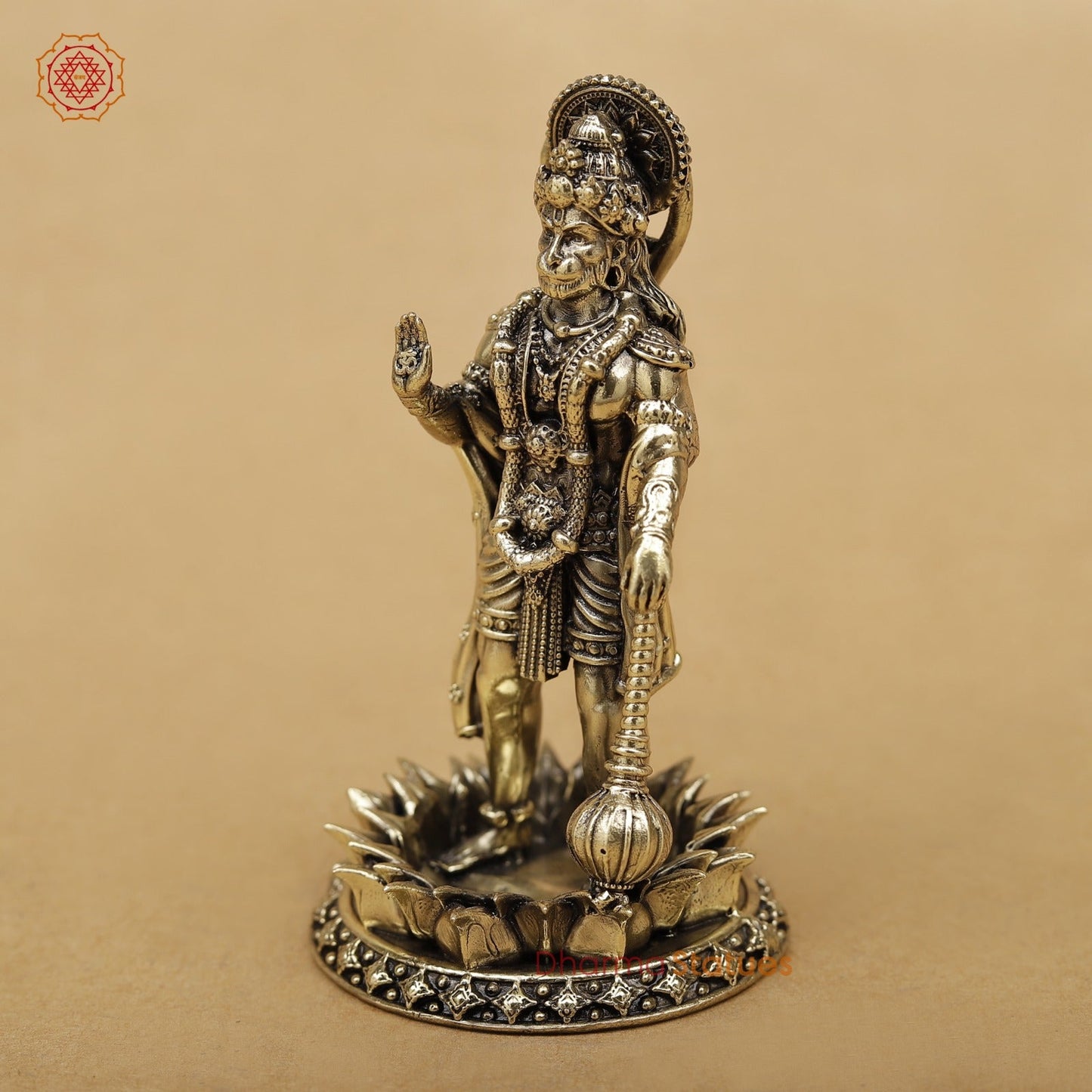 Brass Hanuman Standing 4”
