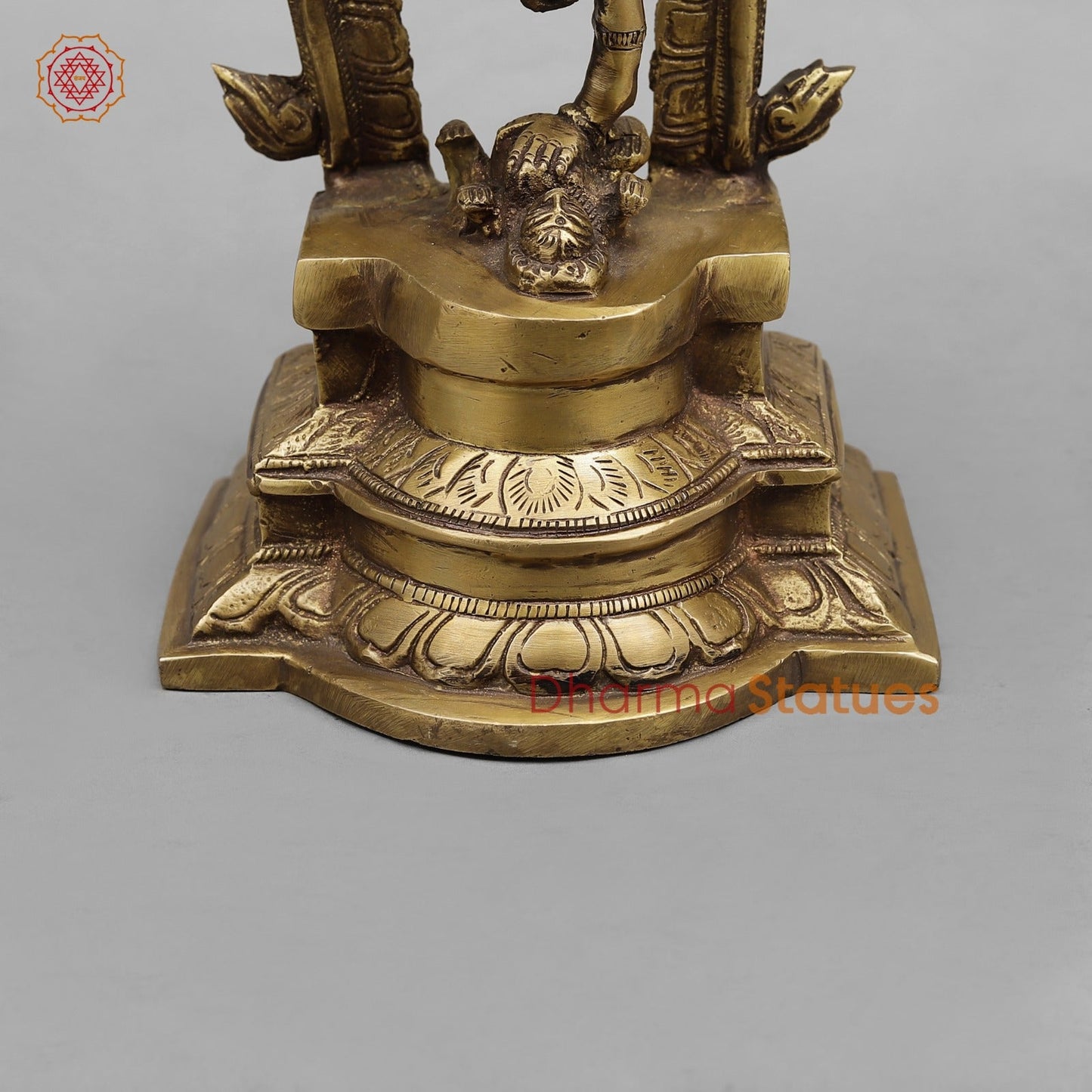 Brass Tandav Natraj Fine, Antique Finish 12”