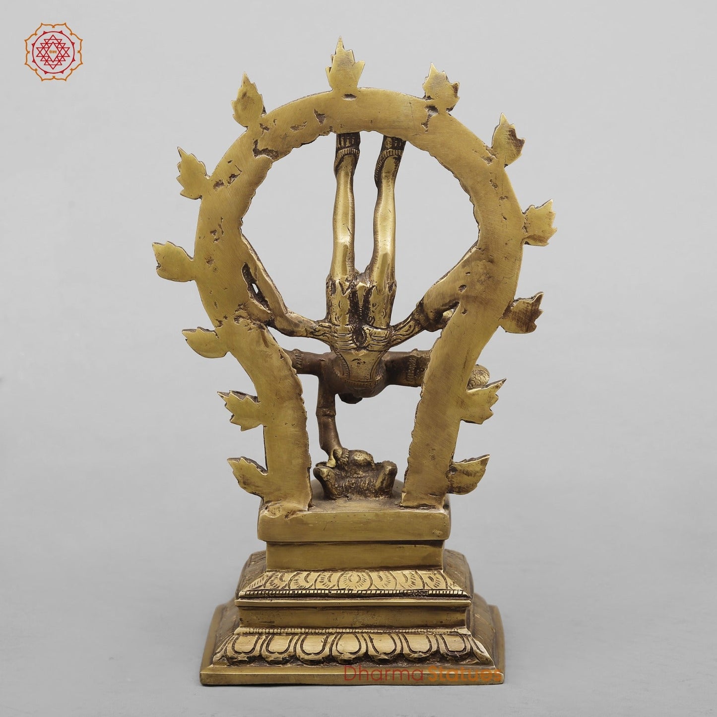 Brass Tandav Natraj Fine, Antique Finish 12”