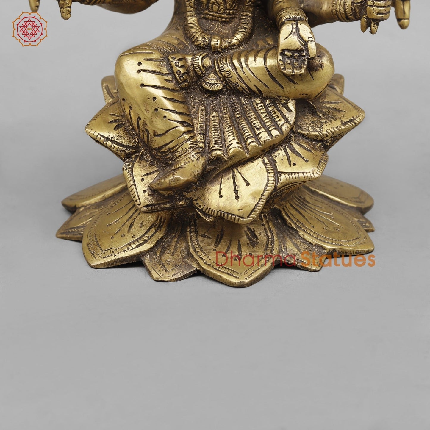 Brass Varahi seated Fine, Antique Finish 8.5”