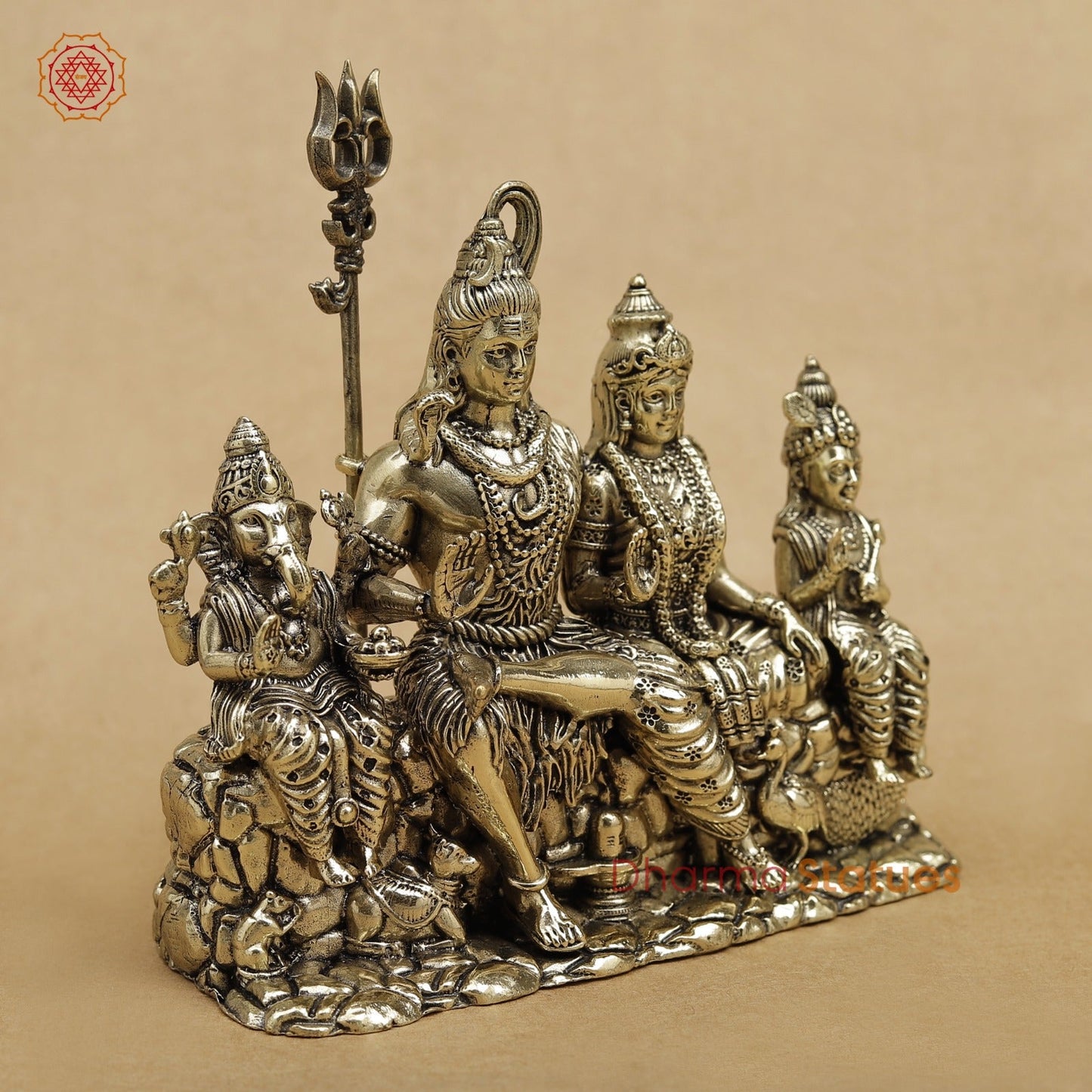 Brass Shiva family Fine 4.5”