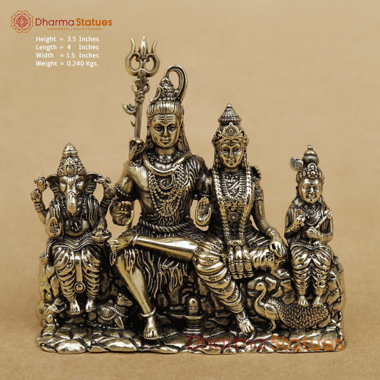 Brass Shiva family Fine 3.5”