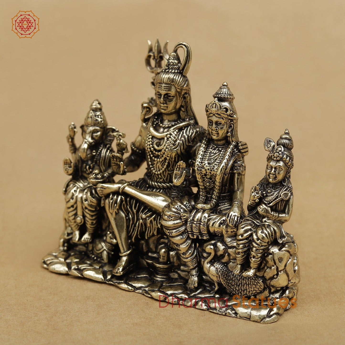 Brass Shiva family Fine 3.5”