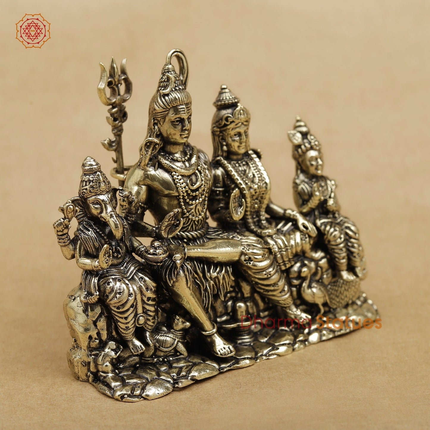 Brass Shiva family Fine 3.5”