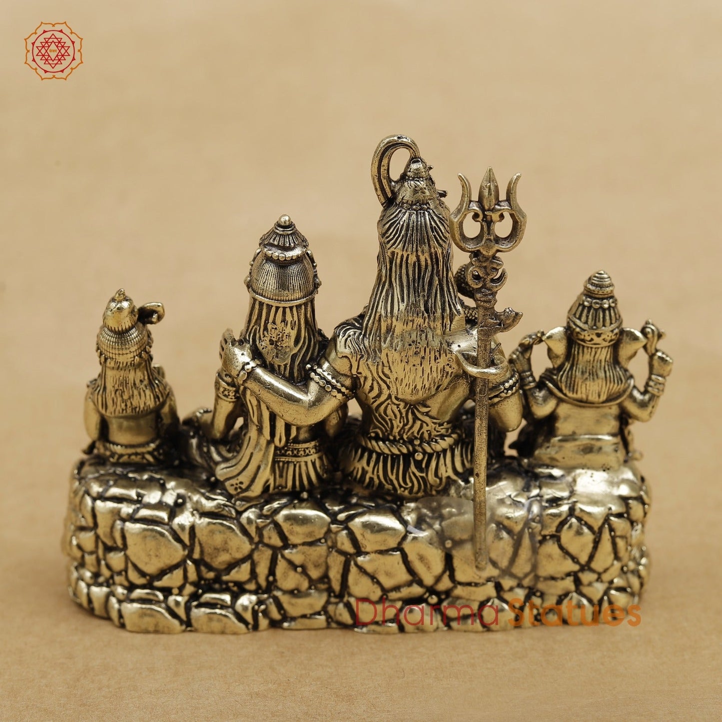 Brass Shiva family Fine 3.5”