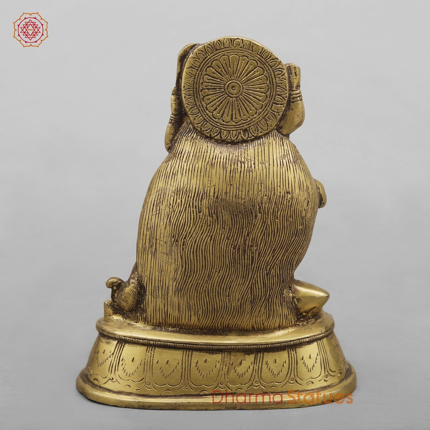 Brass Kaali Fine, Antique Finish 7”