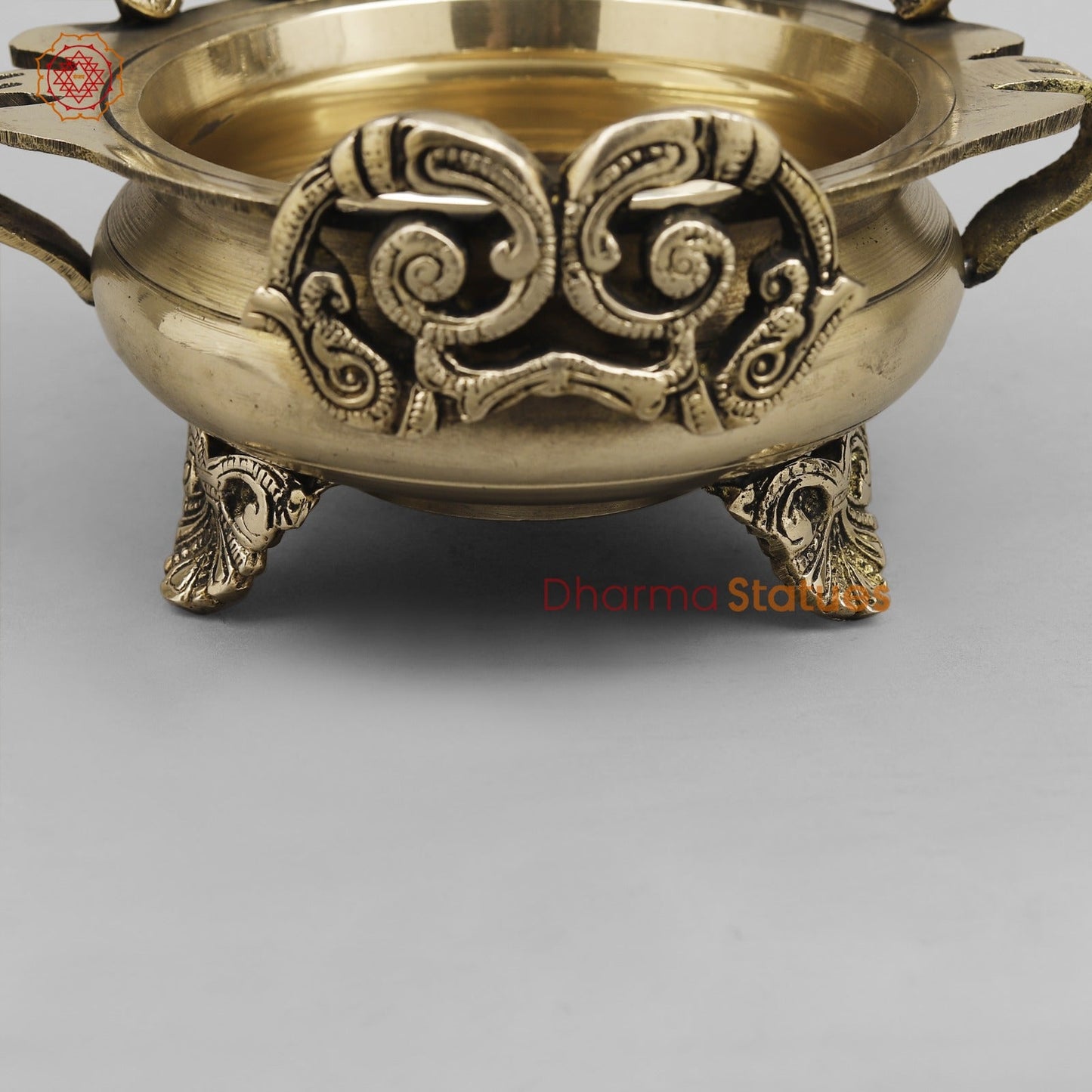 Brass Ganesh Urli Fine , Smooth Finish 8”
