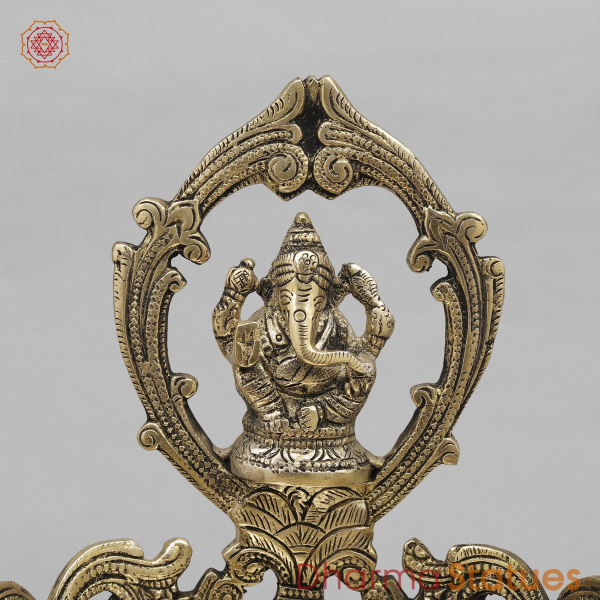 Brass Ganesh Urli Fine, Smooth Finish 11”