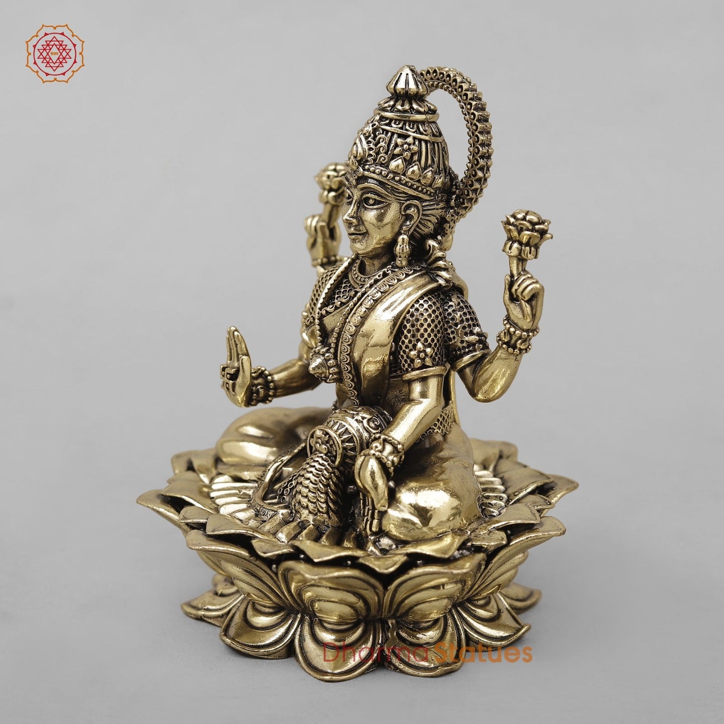 Brass Dhan Lakshmi Fine 5”