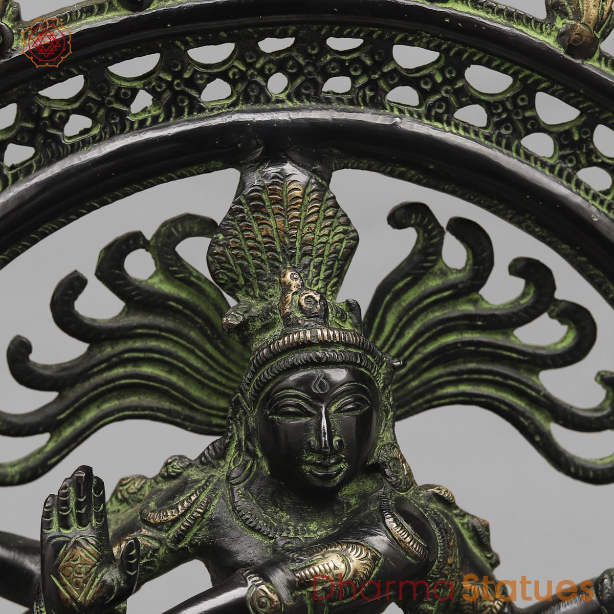 Brass Natraj fine ,Antique Black Finish 14”