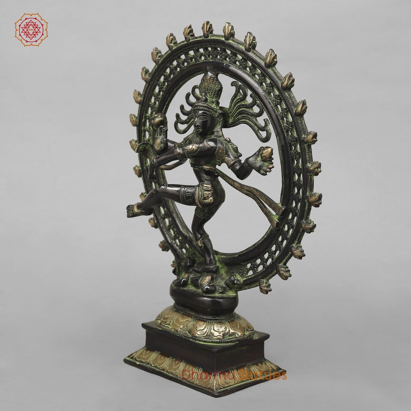 Brass Natraj fine ,Antique Black Finish 14”