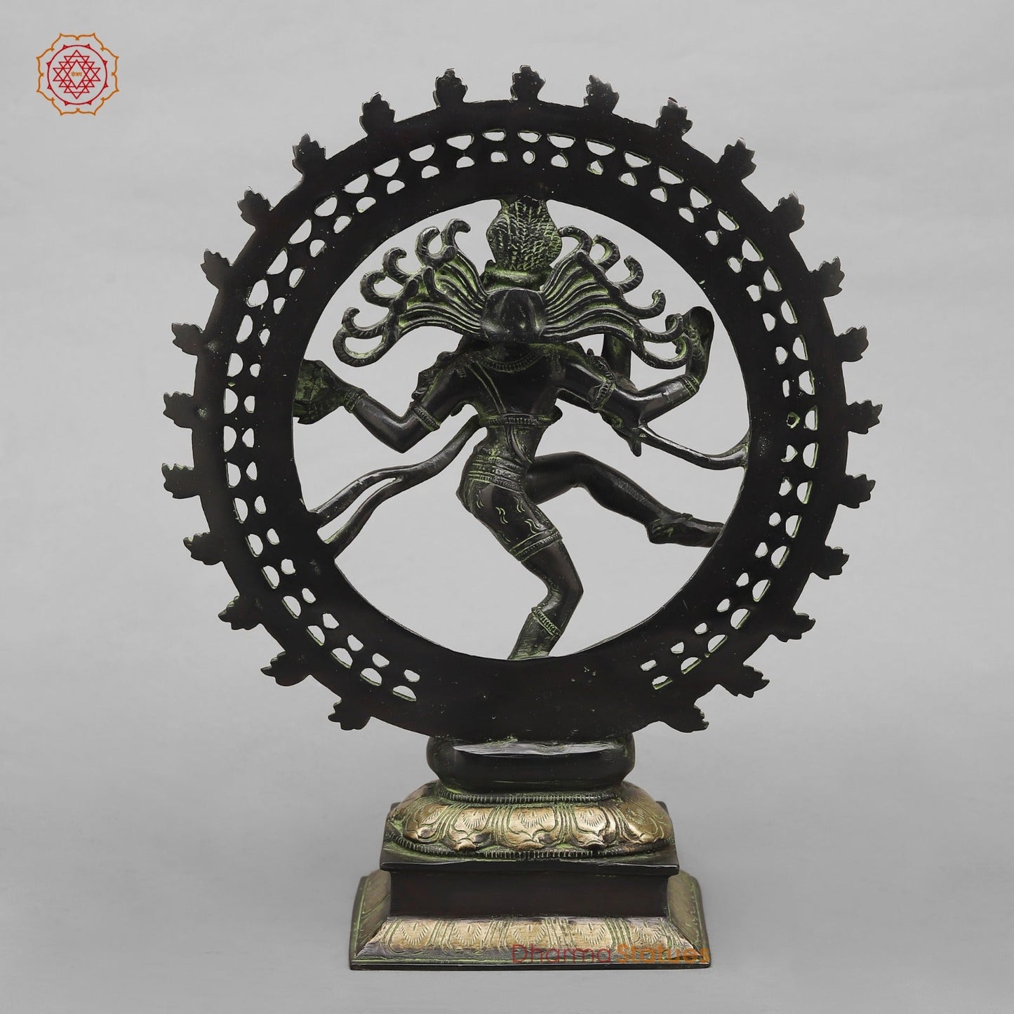 Brass Natraj fine ,Antique Black Finish 14”