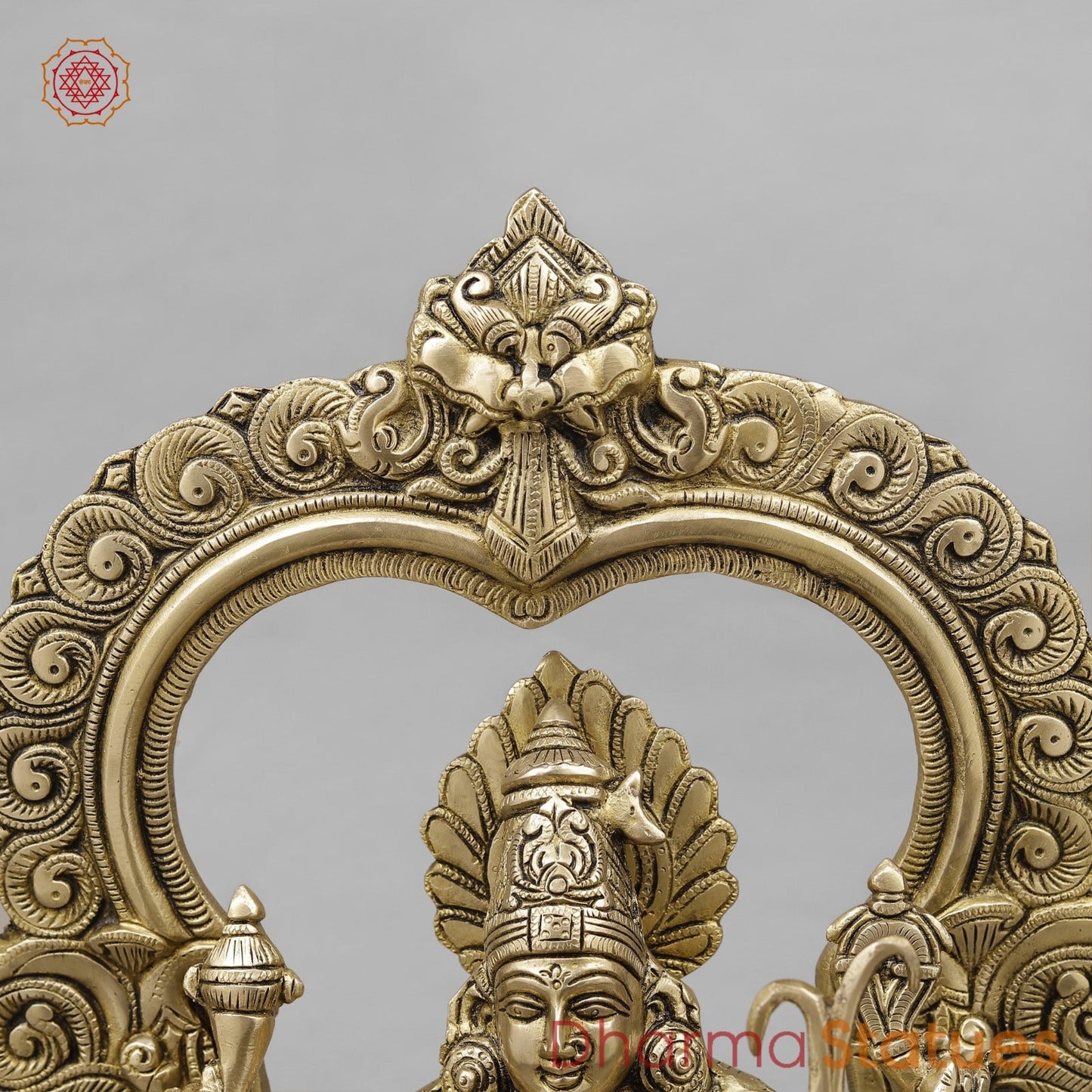 Brass Tripura Sundari (Rajarajeshwari) Fine,Smooth Finish 18”