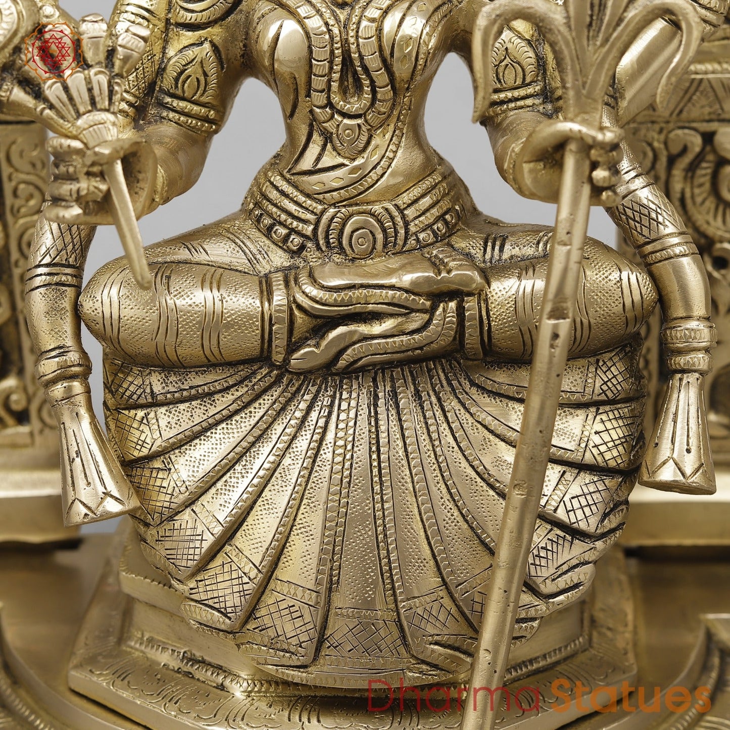 Brass Tripura Sundari (Rajarajeshwari) Fine,Smooth Finish 18”