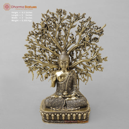 Brass Tree Buddha Fine 6.5”
