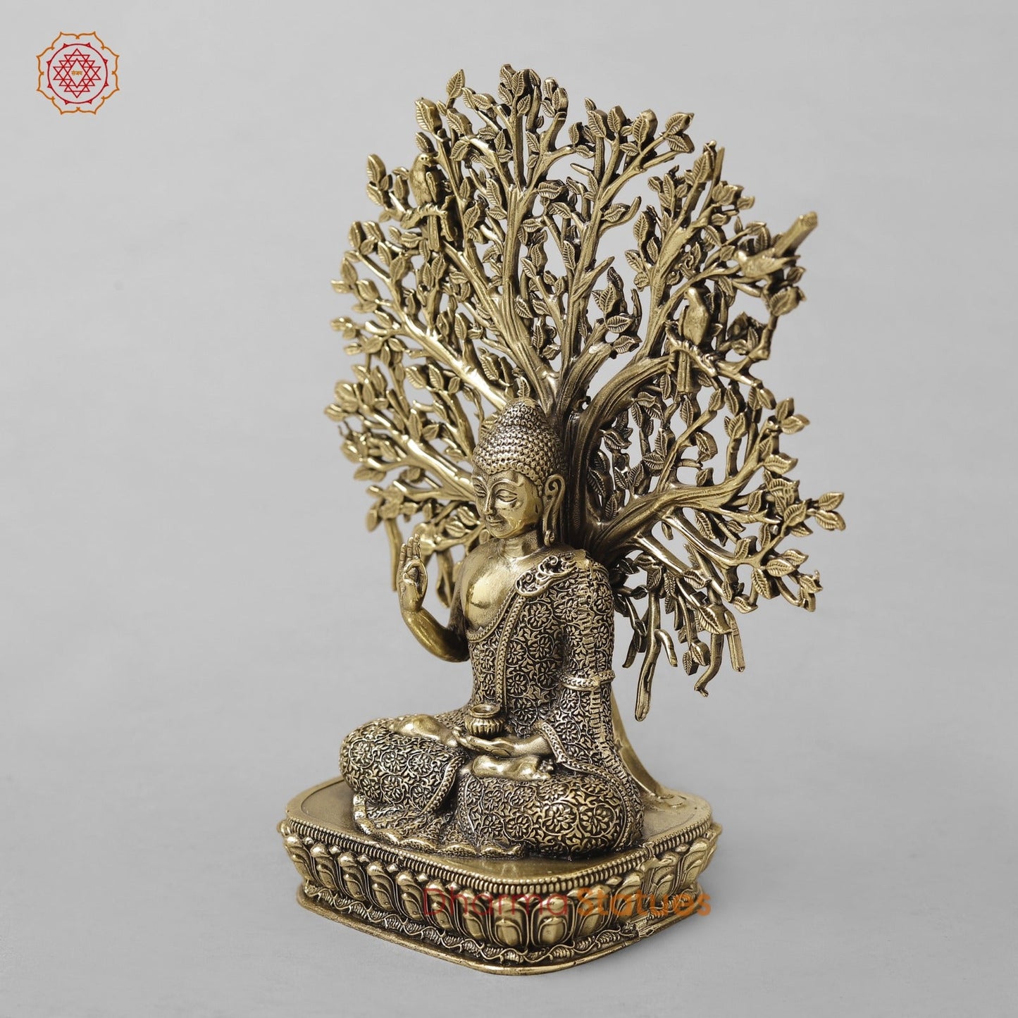 Brass Tree Buddha Fine 6.5”