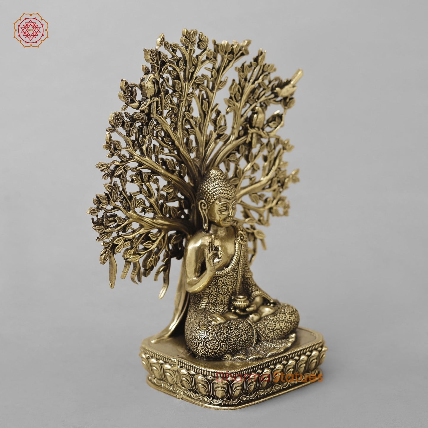 Brass Tree Buddha Fine 6.5”