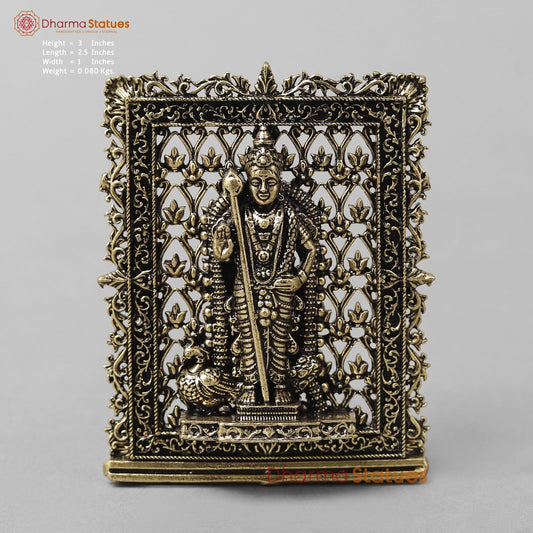 Brass Kartik (Murgan) Panel Fine 3” (car dashboard suitable)