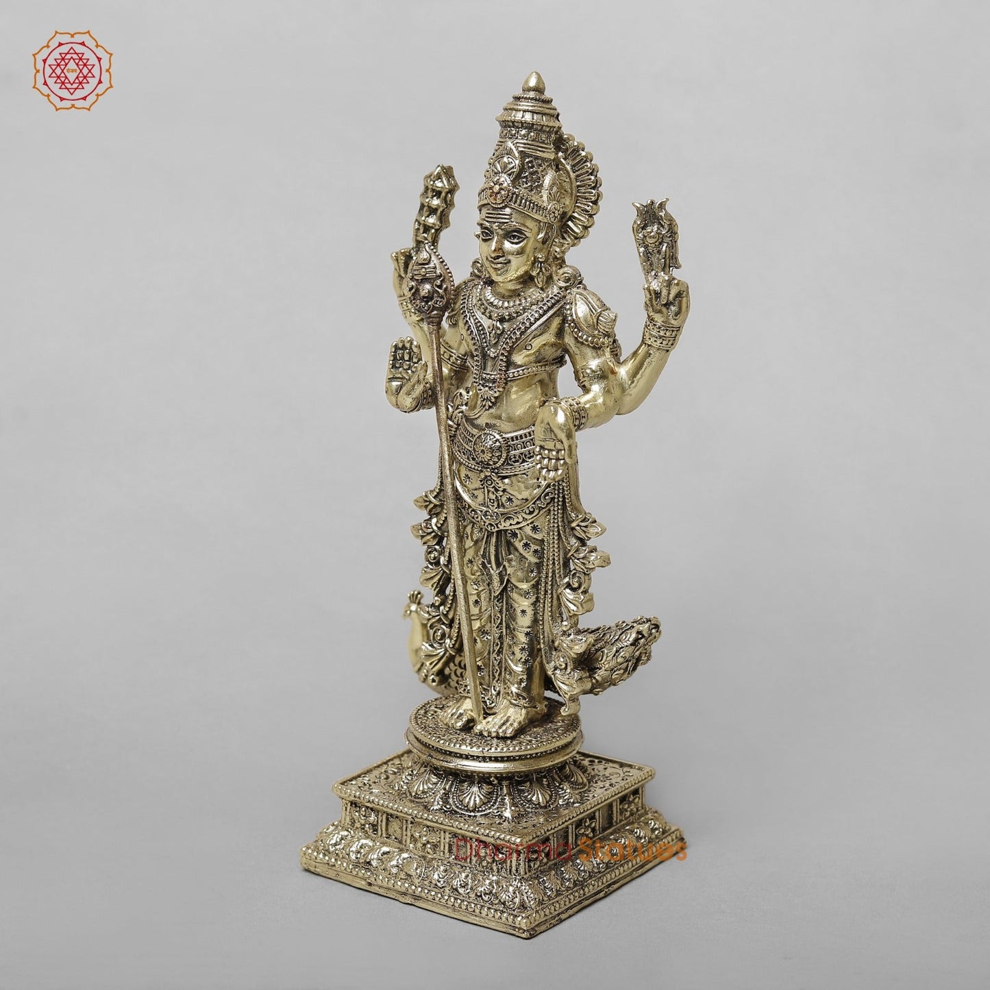 Brass Kartik Standing Fine 8”