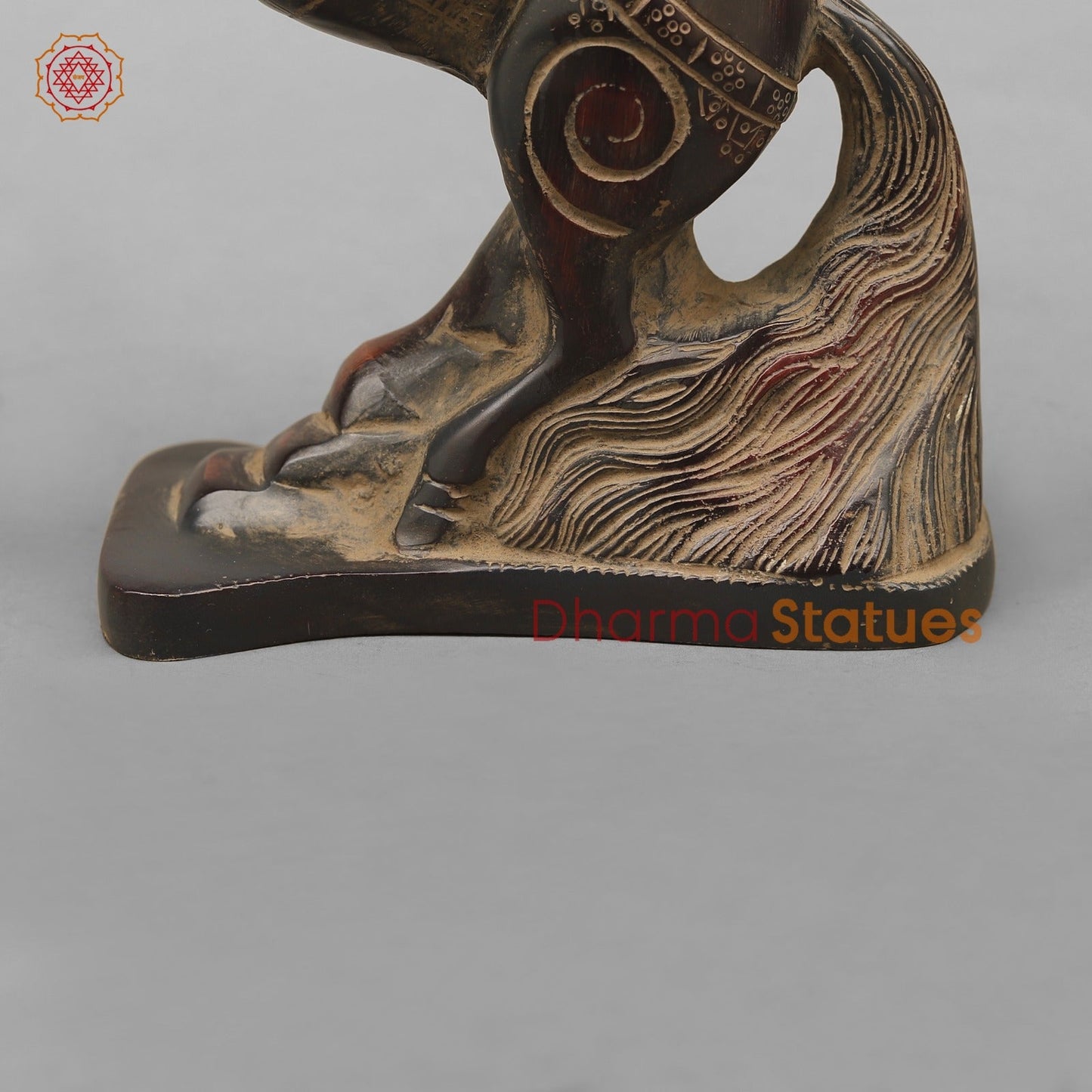 Brass Horse Jumping Showpiece, Copper Antique finish 8.5”