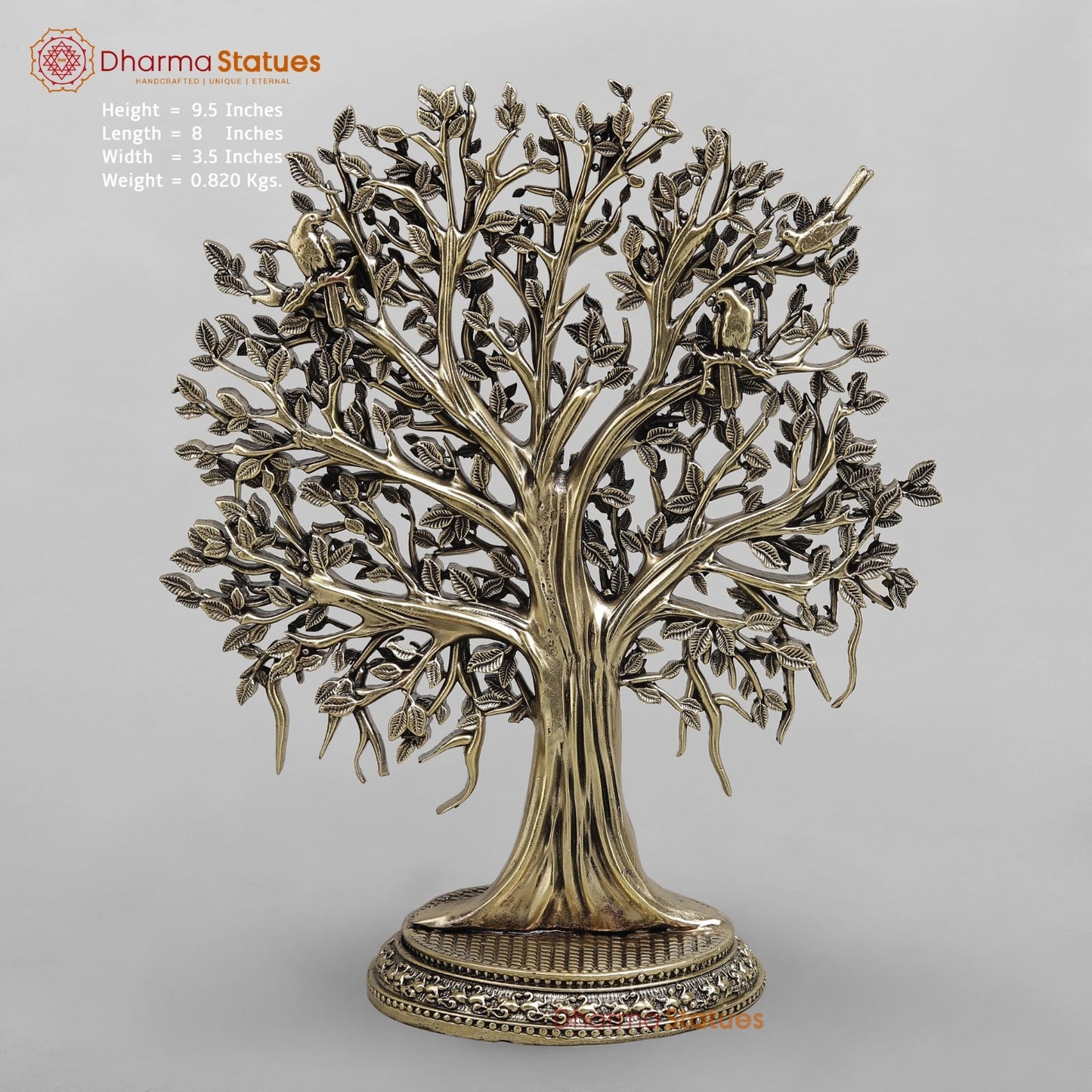 Brass Tree Of Life Fine 9.5”